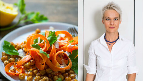 Nida Degutienė ir jos ruo&scaron;tos salotos
