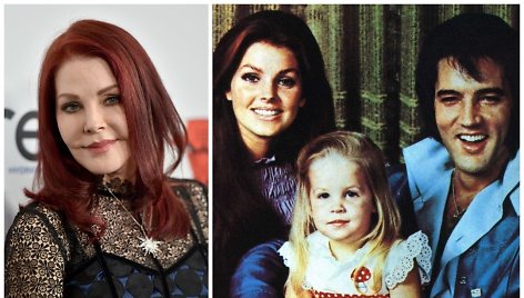 Priscilla Presley, dukra Lisa Marie ir Elvis Presley