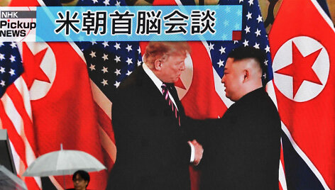 Donaldas Trumpas ir Kim Jong Unas
