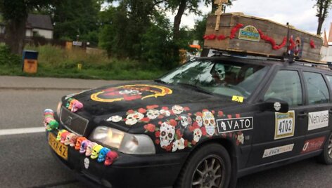 &bdquo;The Carbage Run&ldquo; dalyviai