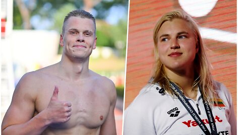 Danas Rap&scaron;ys ir Rūta Meilutytė