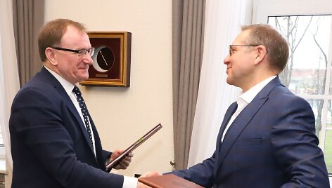 Antanas Bartulis ir Virmantas Puidokas 