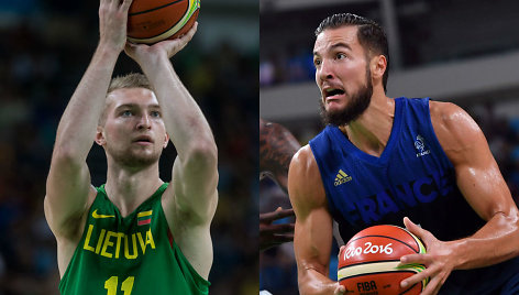 Domantas Sabonis ir Joffrey Lauvergne