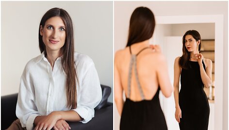 Miglė Motiejūnė (kairėje) &ndash; apie tai, kokią įtaką mūsų elgesiui turi drabužiai
