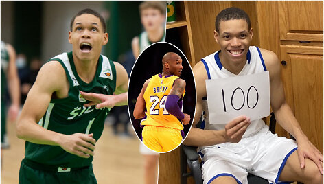 &Scaron;ilutėje žaidžiantis JJ Culveris už 100 ta&scaron;kų pasirodymą dėkoja Kobe Bryantui