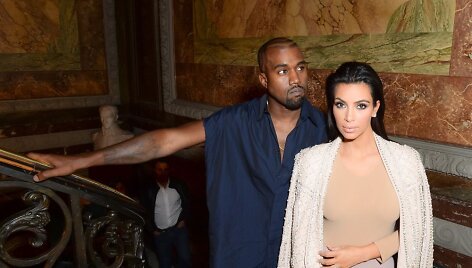 Kim Kardashian ir Kanye Westas