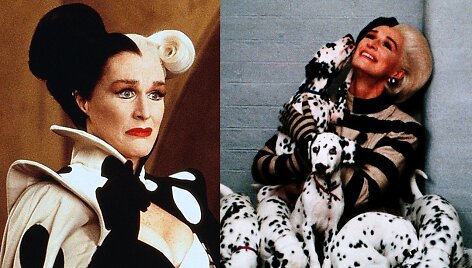 Glenn Close Kruelos De Vil vaidmenyje