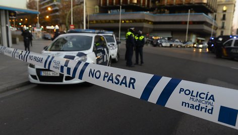 Ispanijos policija Madride