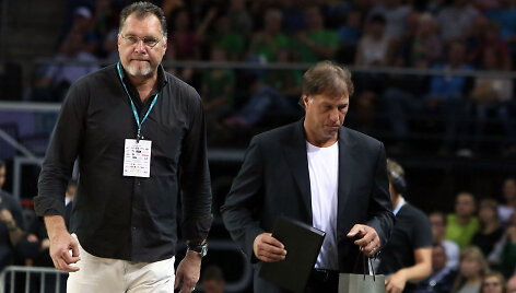 Arvydas Sabonis ir &Scaron;arūnas Marčiulionis
