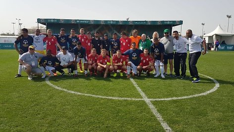 Specialiosios olimpinės žaidynės. Lietuvos futbolininkai įveikė brazilus.