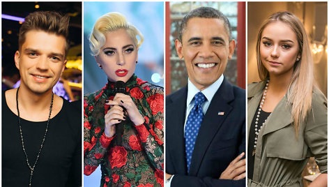 Jonas Nainys, Lady Gaga, Barackas Obama ir Iglė Bernotaitytė