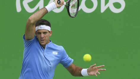 Juanas Martinas Del Potro prie&scaron; Joao Sousą