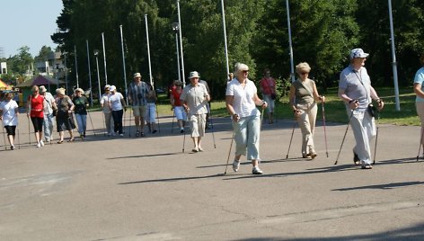 Šiaurietiškas ėjimas darosi vis populiaresnis