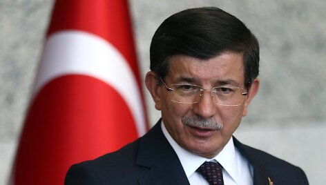 Turkijos premjeras Ahmetas Davutoglu