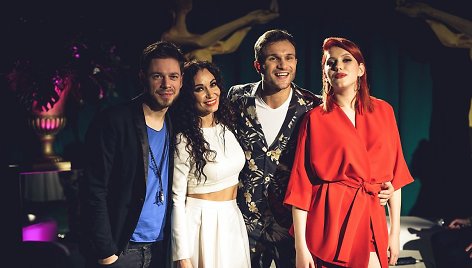 Jurgis Brūzga, Karina Krysko, Vaidas Baumila, Monique