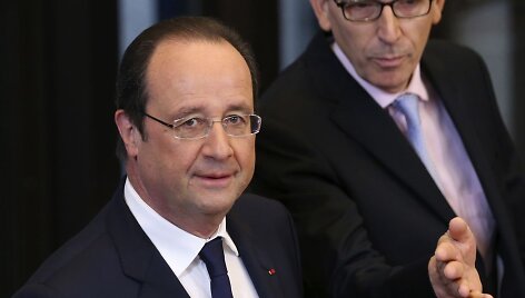 Prancūzijos prezidentas Francois Hollande'as