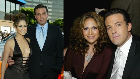Jennifer Lopez ir Benas Affleckas