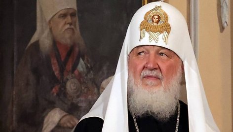 Patriarchas Kirilas lankosi Trinity Sergius Lavroje. / IMAGO/Vyacheslav Prokofyev / IMAGO/SNA