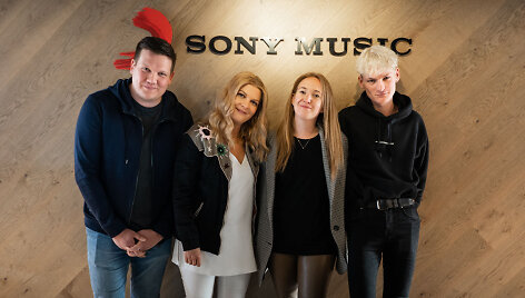 &bdquo;Sony Music&ldquo;, &bdquo;Damn Good&ldquo; atstovai ir Benas Aleksandravičius