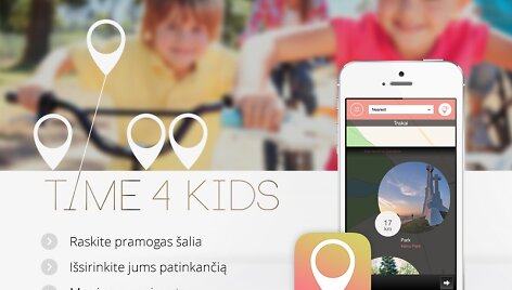 Mobilioji aplikacija &bdquo;Time 4 Kids&ldquo;
