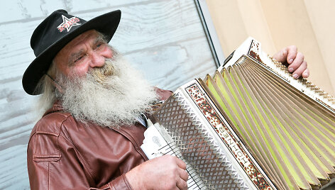 Gatvės muzikos dienos Vilniuje akimirka