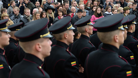 Generolo Jono Žemaičio Lietuvos karo akademijos pirmojo kurso kariūnų priesaikos ceremonija 