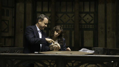 Tomas Hanksas ir Felicity Jones filme &bdquo;Inferno&ldquo;