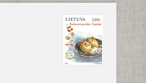 Cepelinams skirtas pa&scaron;to ženklas