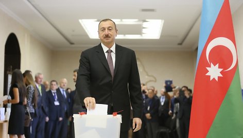 Azerbaidžano prezidentas Ilhamas Aliyevas