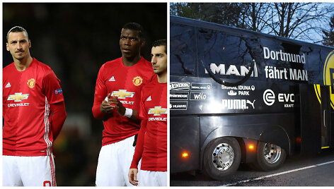 Po i&scaron;puolio Dortmunde &bdquo;Manchester United&ldquo; bus akylai saugoma