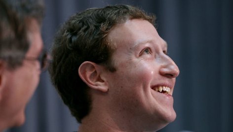 „Facebook“ įkūrėjas Markas Zuckerbergas