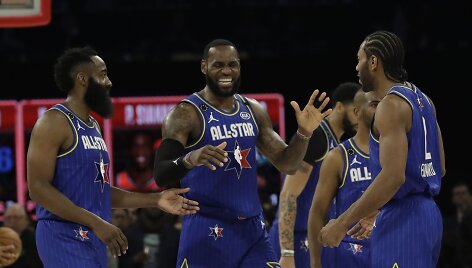 NBA žvaigždės varžysis &bdquo;minuso&ldquo; konkurse?