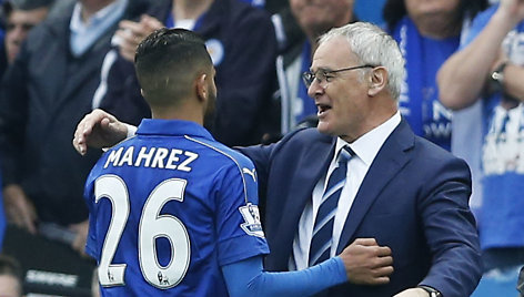 Riyadas Mahrezas ir Claudio ranieri