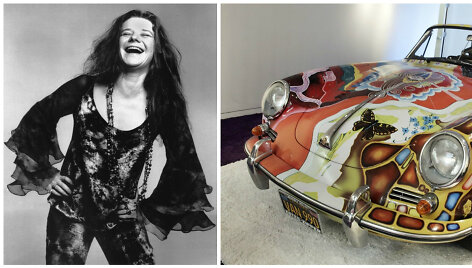 Janis Joplin priklausęs psichodelinis &bdquo;Porsche&ldquo; kabrioletas