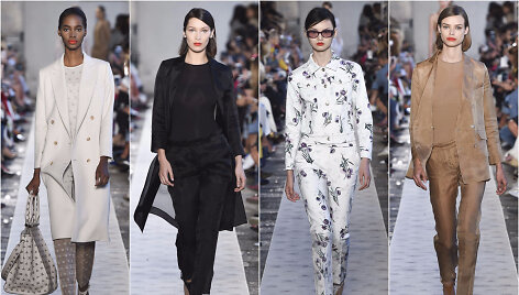 &bdquo;Max Mara&ldquo; 2018 m. pavasario ir vasaros kolekcijos modeliai