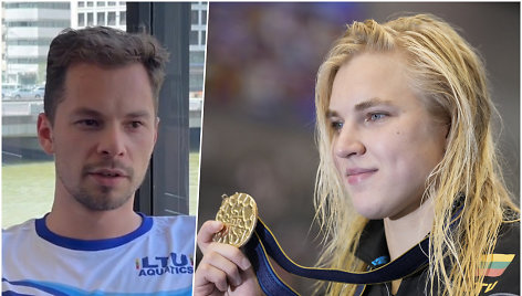 Tadas Duškinas ir Rūta Meilutytė