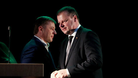 Ramūnas Karbauskis ir Saulius Skvernelis