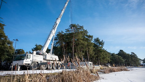 Kauno marių įlankoje įrengiama nauja prieplauka