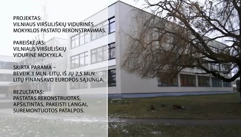 Renovuota Vilniaus Viršuliškių vidurinė mokykla