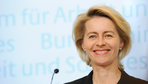 Vokietijos gynybos ministrė Ursula van der Leyen