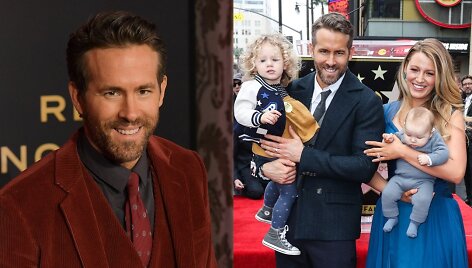 Ryanas Reynoldsas, Blake Lively ir poros vaikai