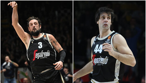 Marco Belinelli ir Milo&scaron;as Teodosičius