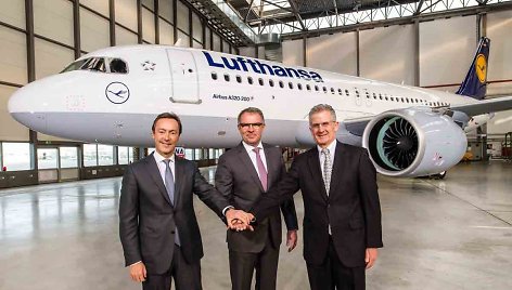 „Lufthansai“ pirmajai pristatytas populiariausio „A320neo“ modelio orlaivis