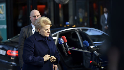 Dalia Grybauskaitė lankosi ES vadovų susitikime Švedijoje