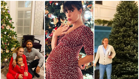 Tamaros Ecclestone, Millos Jovovich ir Jennifer Garner kalėdinės eglutės