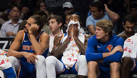 &bdquo;New York Knicks&ldquo; patyrė trečią pralaimėjimą NBA ikisezoninėse rungtynėse.