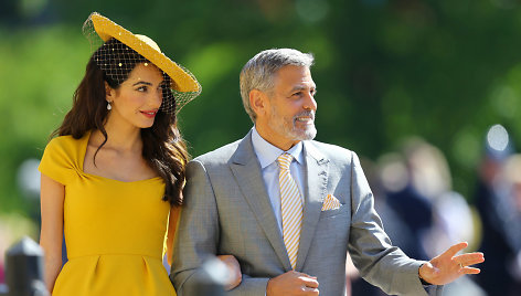 Amal Clooney ir George'as Clooney