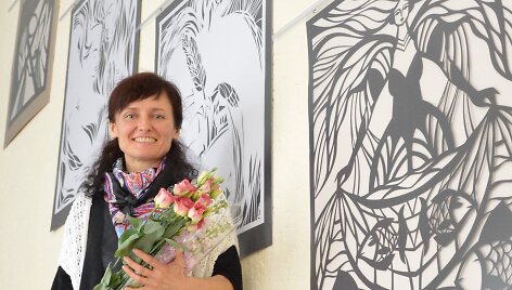 Klaipėdoje apsistojusi Natalija Didenko pristato savo kūrybą.