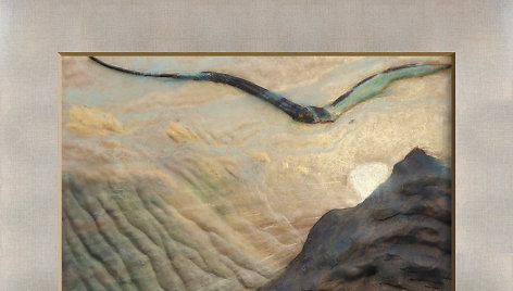 M.K.Čiurlionio paveikslas „Žinia“ 3D formatu 