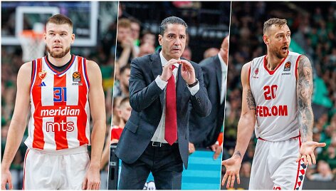 Belgrado &bdquo;Crvena zvezda&ldquo; treneris Ioannis Sfairopoulos pasisakė apie dviejų lietuvių situacijas